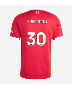 Liverpool Jeremie Frimpong #30 Maglia Gara Casa Repliche 2025-26 Maniche Corte